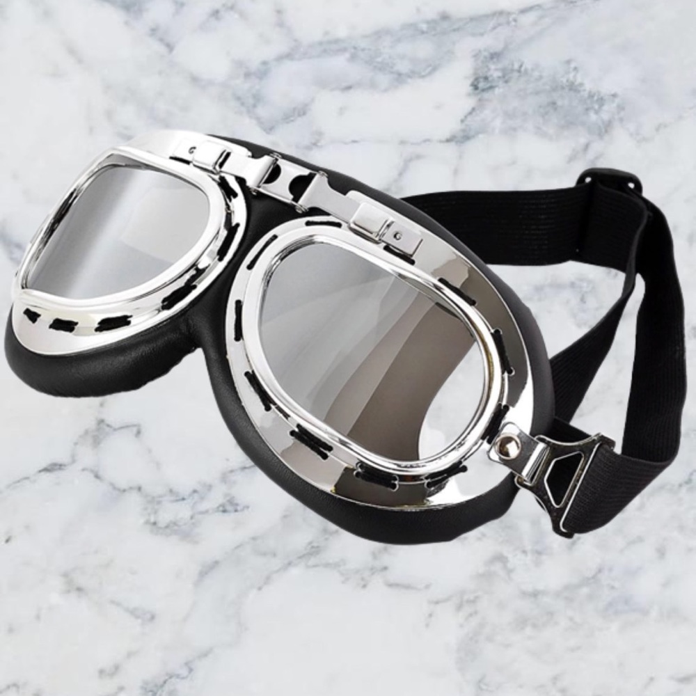 Motorcycle Cruiser Scooter Goggles Cool Motorcycle Snowboard Windproof Glasses w